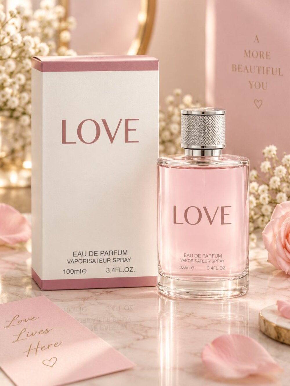 Love Perfume Spray EDP By EBC Collection FOR WOMEN - 100ML/3.4FL.OZ.